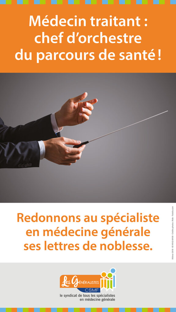 Agence communication Aliénor Consultants Les Généralistes CSMF chef d'orchestre